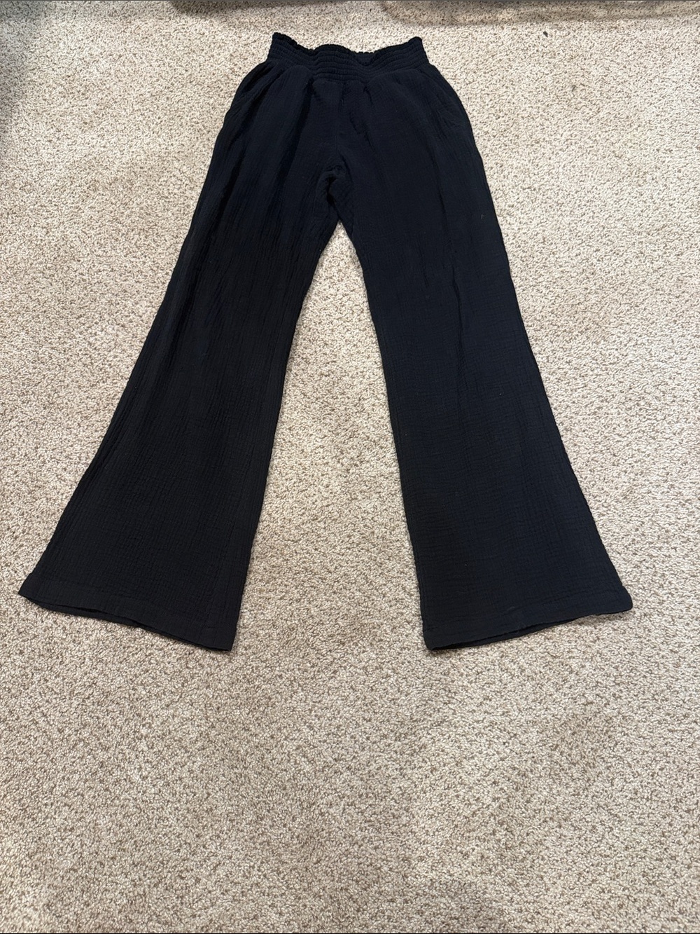 Evereve Black Wide-Leg Kids Pants
